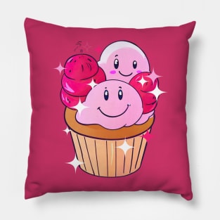 Raspberry sorbet Pillow