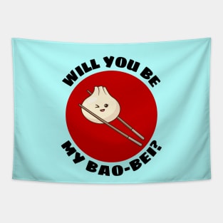 Will You Be My Bao Bei | Dumpling Pun Tapestry