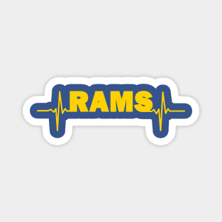 Rams heartbeat Magnet