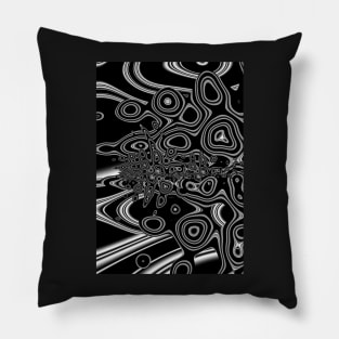 Monochrome Pattern 009 Pillow