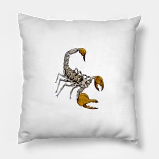 Zodiac sign Yellow scorpion Pillow