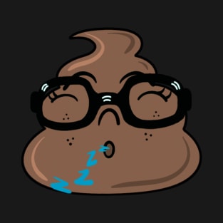 Sleeping poop emoji T-Shirt