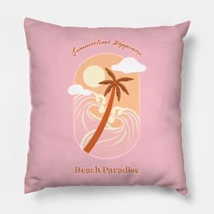 Beach Paradise Summertime Summer Love Vacay Vacation Pillow