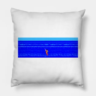 California Games Surfing Pillow