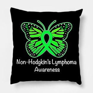 Non-Hodgkin's Lymphoma Butterfly of Hope Pillow