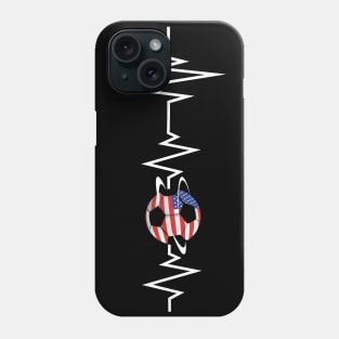 EKG Soccer USA Ensign Cardiologist Goalkeeper. Phone Case