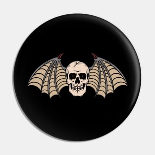 Skull Bat, Skeleton Bat Pin