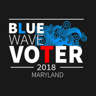 Blue Wave Voter 2018 Maryland T-Shirt