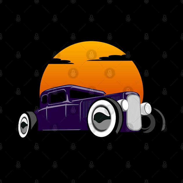 Hotrod Sunrise by Randomart