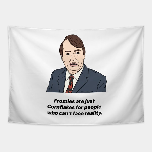 MARK CORRIGAN | PEOPLE WHO CAN'T FACE REALITY Tapestry by tommytyrer