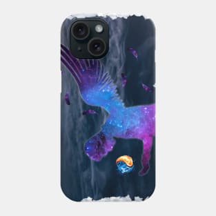 Angel Demon with Ice and Fire Magic Phone Case