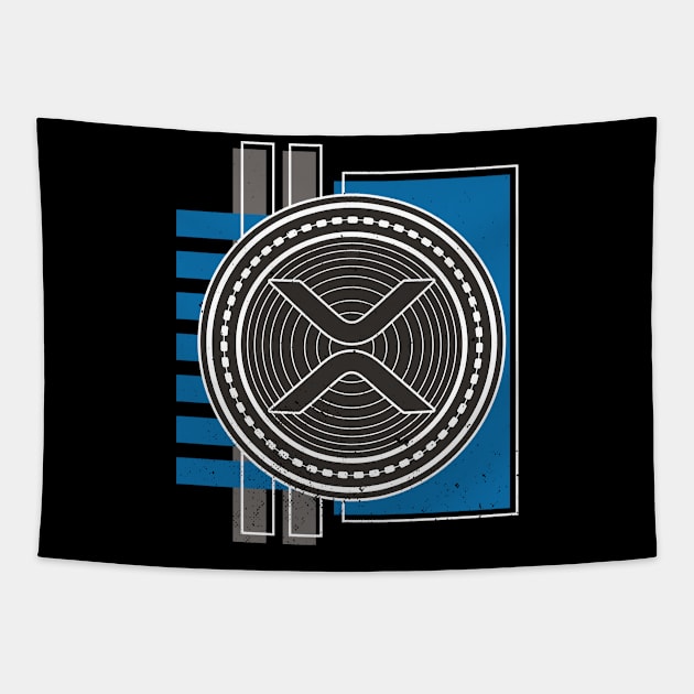 XRP Digital Tapestry by BitcoinSweatshirts