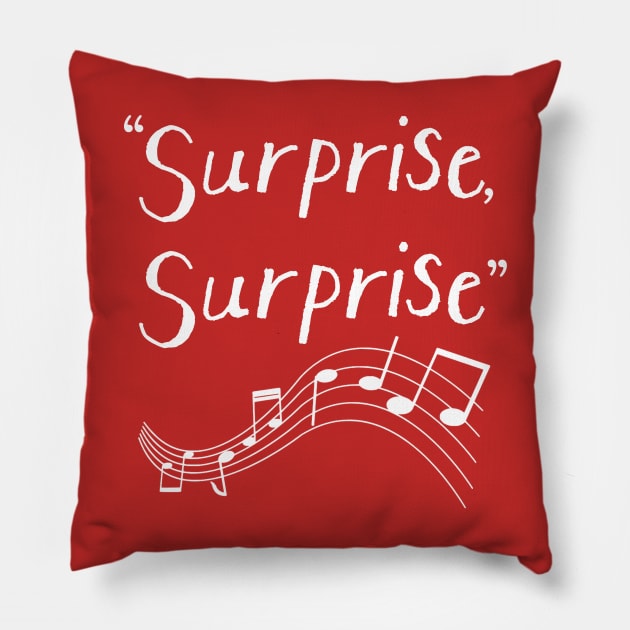 Surprise, Surprise Pillow by JasonLloyd