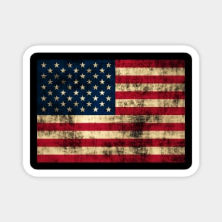 Rustic American Flag USA Patriotic Magnet