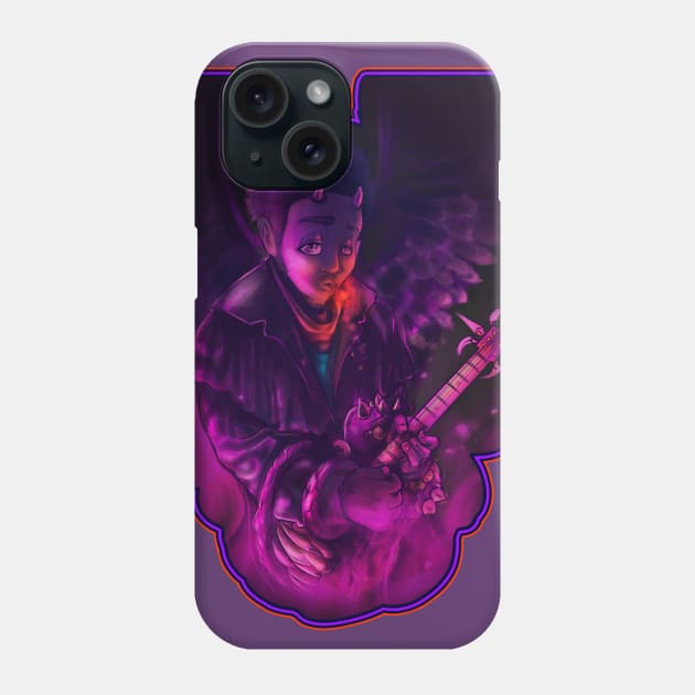 Demon King of Rock 'n' Roll Phone Case by BloodFuryArt