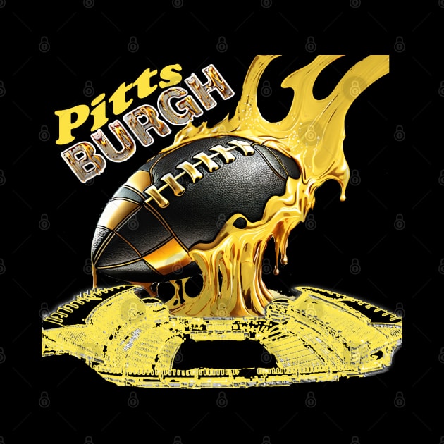 Pittsburgh  Football - Molten Steel Stadium by ToochArt