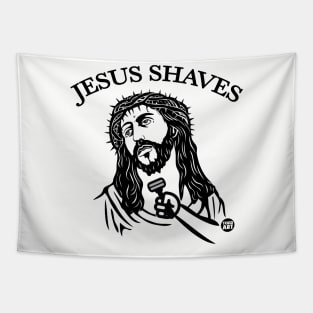 JESUS SHAVES Tapestry