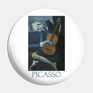The Blind Guitarist (1904-05) by Pablo Picasso Pin