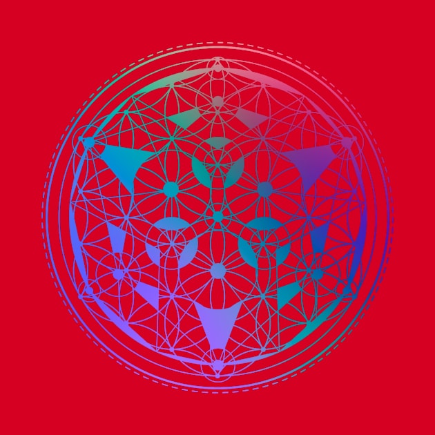 Flower of Life Mandala - Festival Gear - Psychedelic and Spiritual Artwork by The Dream Team