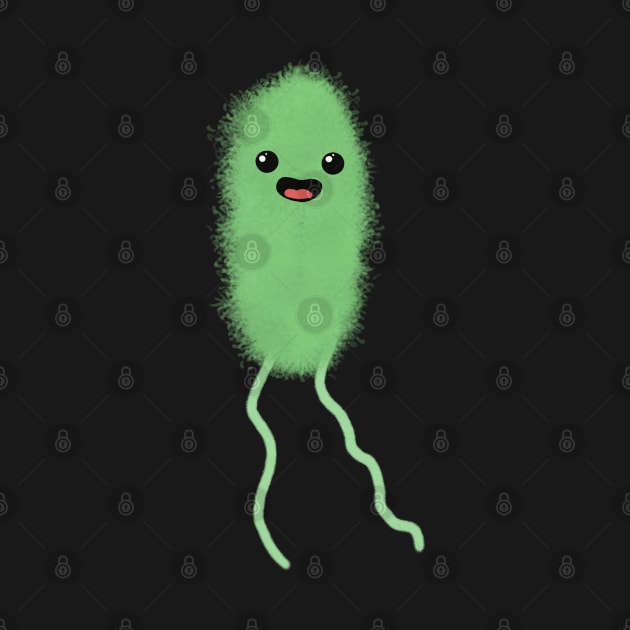 Cute Bacteria Microbes by labstud