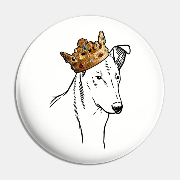 Smooth Collie Dog King Queen Wearing Crown Pin by millersye