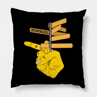 Nowhere is the destination Pillow