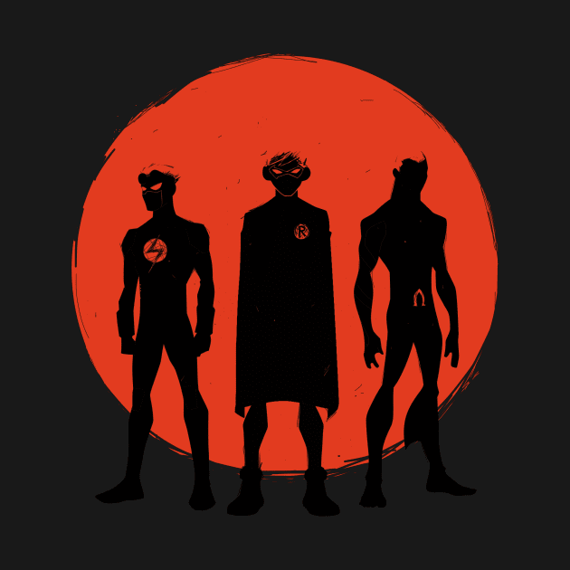 Young Justice Trio by JOEEVANS