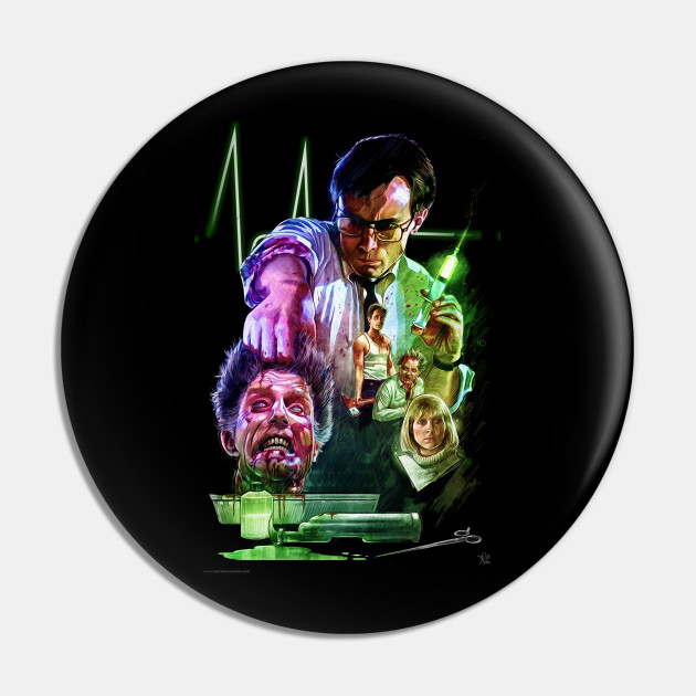 Re Animated Re Animator Pin Teepublic Au