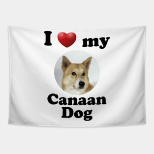 I Love My Canaan Dog Tapestry