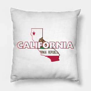 California Colored State Pillow