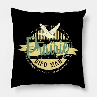 Prairie Bird Man Pillow