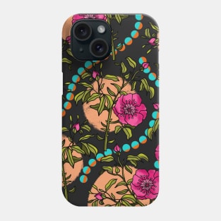 pink grandma's roses Phone Case