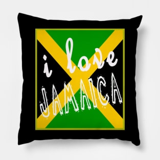 I Love Jamaica Pillow