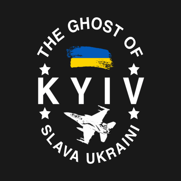 The Ghost Of Kyiv Slava Ukraini by ERRAMSHOP