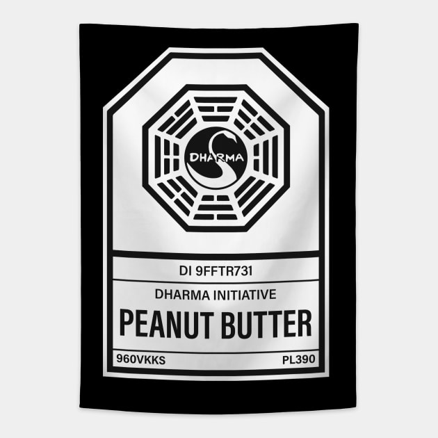 Dharma Initiative Peanut Butter Tapestry by n23tees