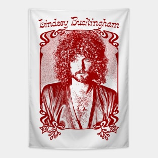 Lindsey Buckingham /\/\/\/ Original Retro Style Fan Design Tapestry