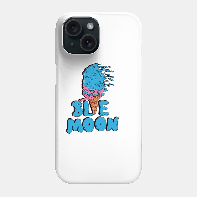 Blue moon icecream Phone Case by KO-of-the-self