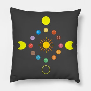 Wicca cycle Pillow