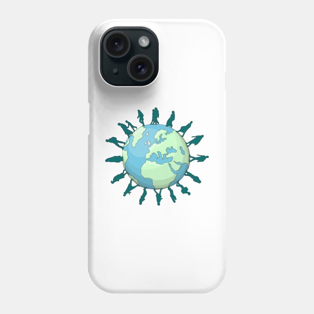 immigration around the world Phone Case by Akman