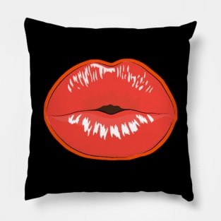 Funny kiss gift Pillow