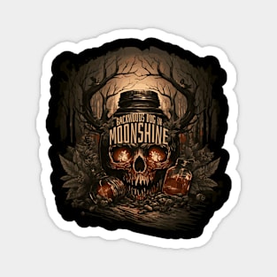 Backwoods Dig In Moonshine Magnet