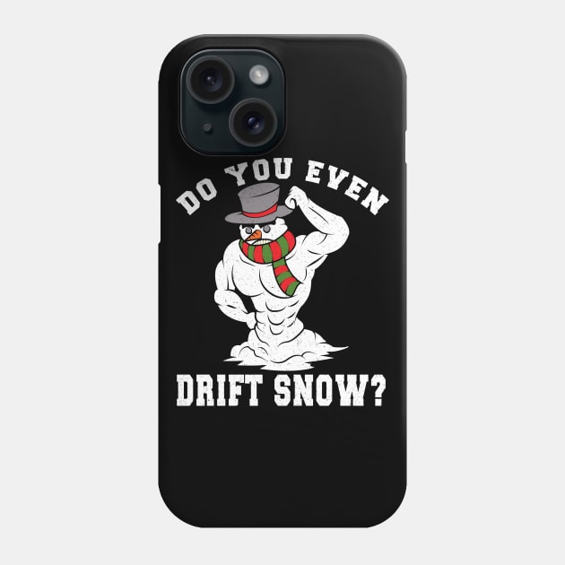 Funny Christmas Workout Xmas Snowman Do You Even Lift Gift Phone Case by VDK Merch