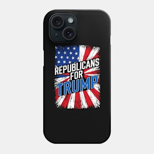 Republicans For Trump 2024 Phone Case