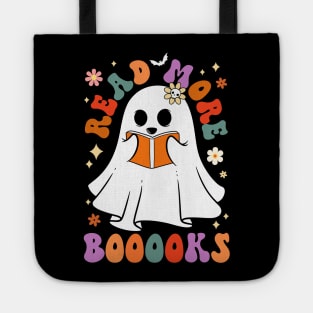 Retro Groovy Read More Books Ghost Boo Tote