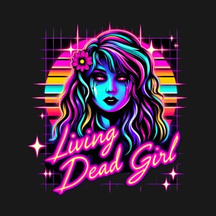 Living Dead Girl Goth Halloween Horror Fan Graphic T-Shirt