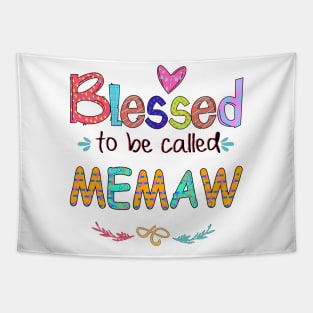 Blessed To Be Called Memaw Tapestry