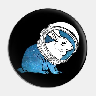 space rabbit Pin