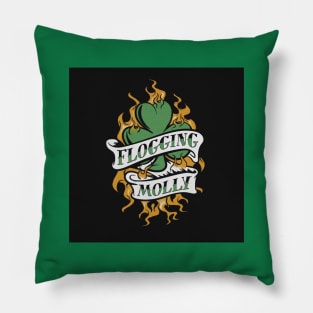 Celtic punk// 90s vintage for fans Pillow