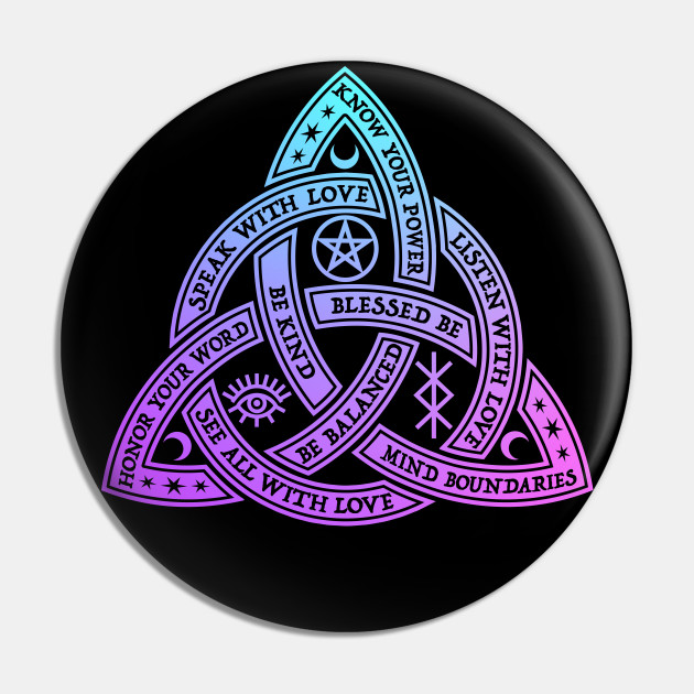 Good Witch - Celtic Symbol - Pin | TeePublic