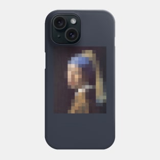 pixel pearl girl Phone Case